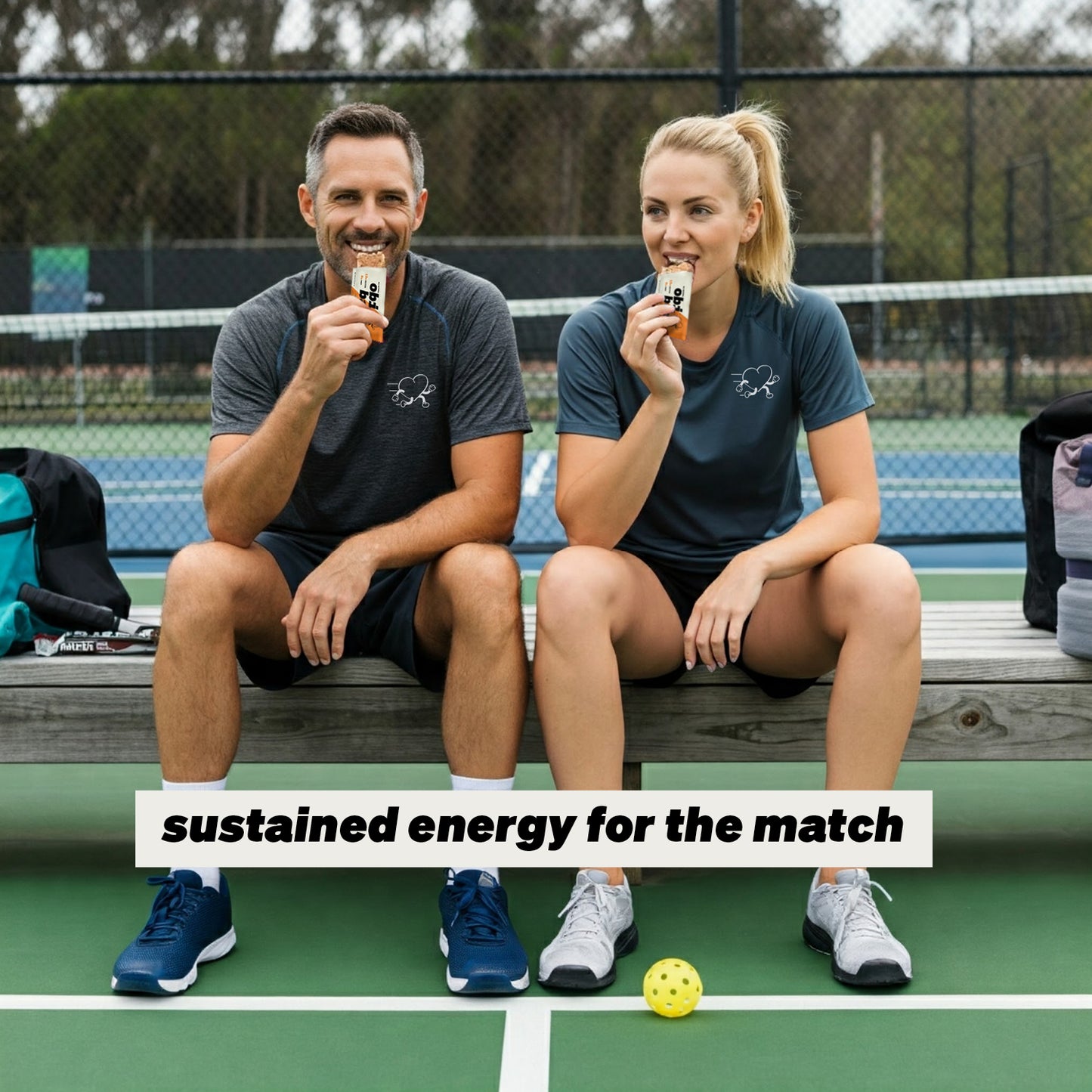 Obi Bar PB Choco Chip - Protein and Oat Fiber Bar | All-Natural, Sustained Energy | Lightly Sweet Taste | 100% Cocoa Chips, Georgia Peanuts | MADE WITH AVOCADO OIL | Egg White Protein | Soy Free, Dairy Free, No Sugar Alcohol, No Seed Oils | 12 Pack