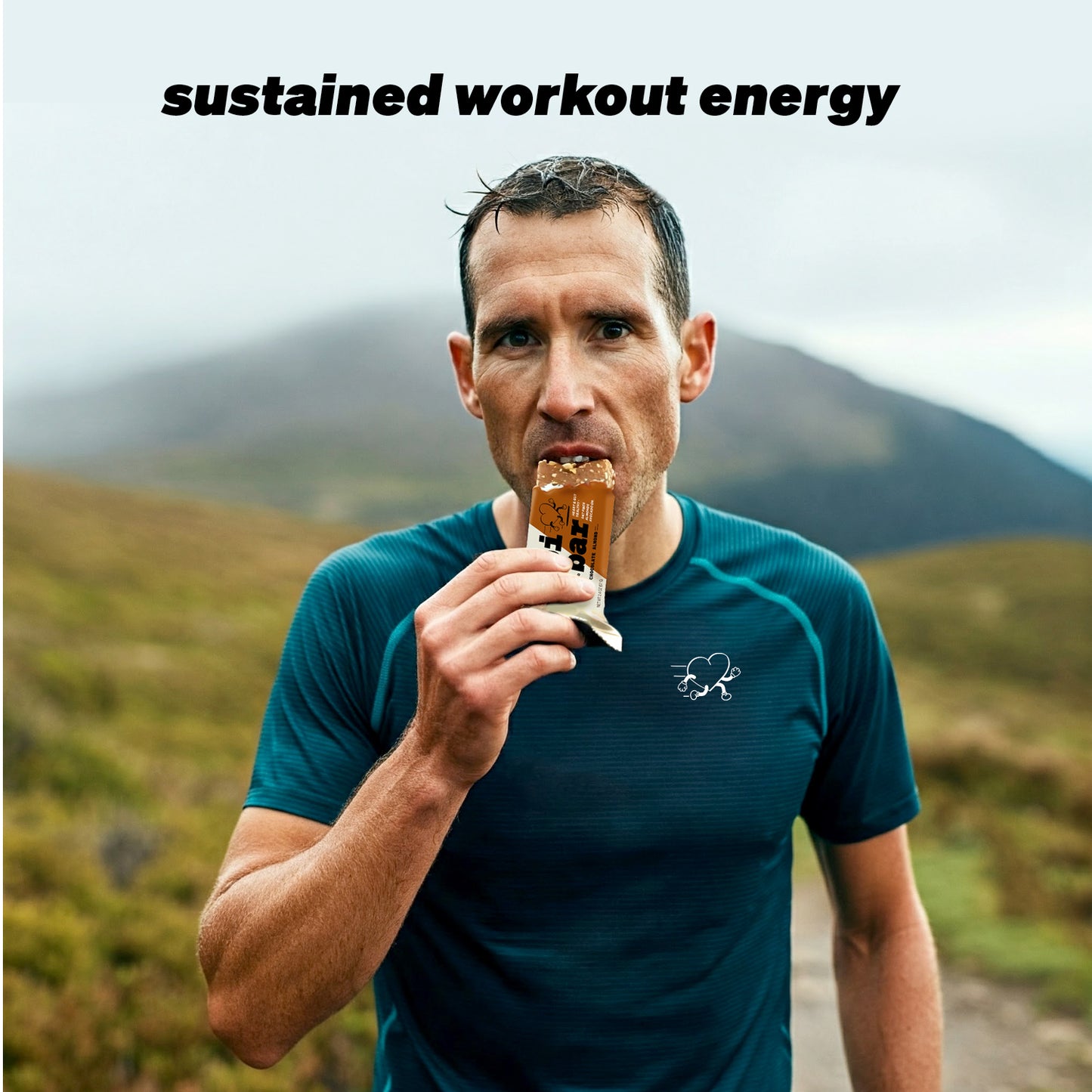 Obi Bar Chocolate Almond - Protein and Oat Fiber Bar | All-Natural | Sustained Energy | Lightly Sweet Taste | 100% Cocoa, Almond Chunks | MADE WITH AVOCADO OIL | Egg White Protein | Soy Free, Dairy Free, No Sugar Alcohol, No Seed Oils | 12 Pack